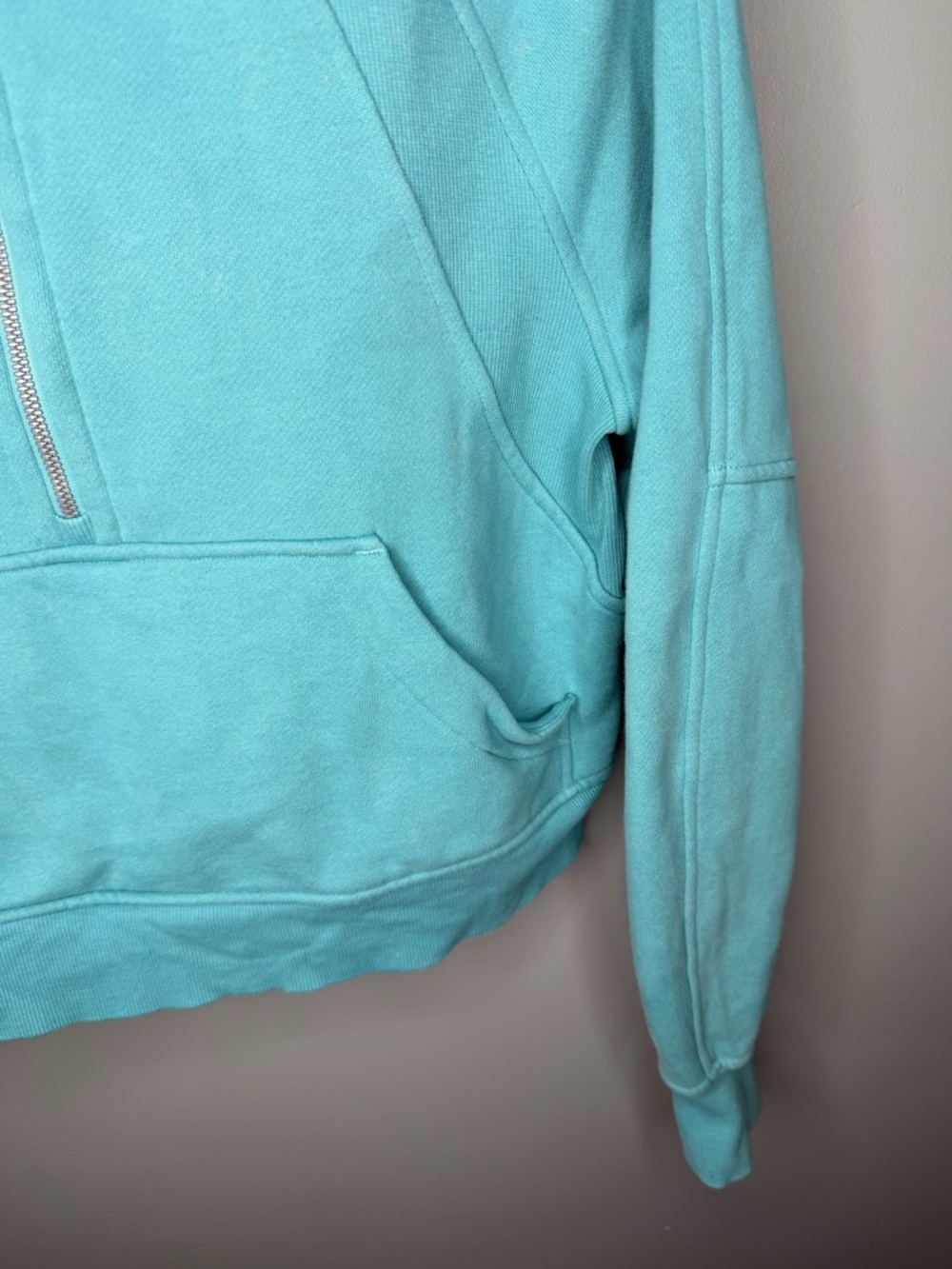 Lululemon Scuba Oversized Half-Zip Hoodie Tidal Teal - Picture 6 of 9